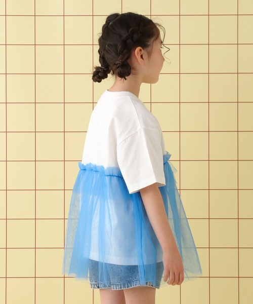 LEPSIM（レプシィム）の「【KIDS】ロゴチュールTSS　451662（Tシャツ/カットソー・キッズ・オフホワイト/チャコールグレー/ピンク・140/120/130）」の16枚目の写真