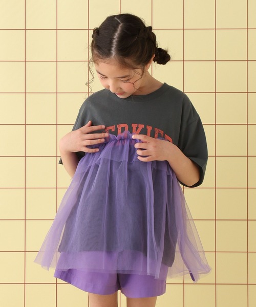 LEPSIM（レプシィム）の「【KIDS】ロゴチュールTSS　451662（Tシャツ/カットソー・キッズ・オフホワイト/チャコールグレー/ピンク・140/120/130）」の20枚目の写真