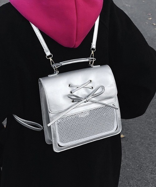 LAMPOON】2WAY痛バッグ（ハンドバッグ）｜UP START（アップスタート