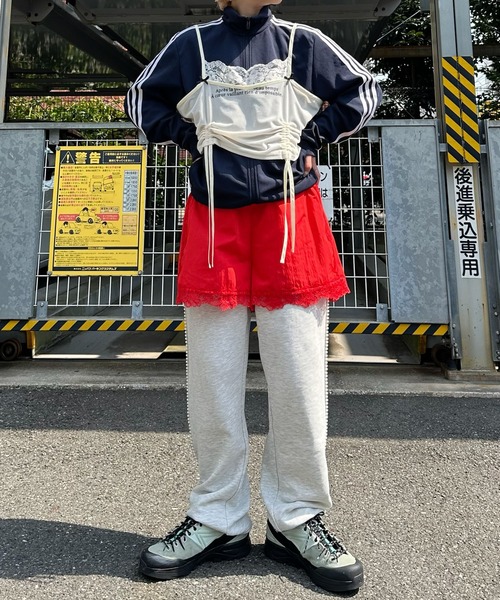 Alley Tokyo（アリートーキョー）の「サイドパールAlleyスエパン（スウェットパンツ・レディース・オートミール・FREE）」の7枚目の写真