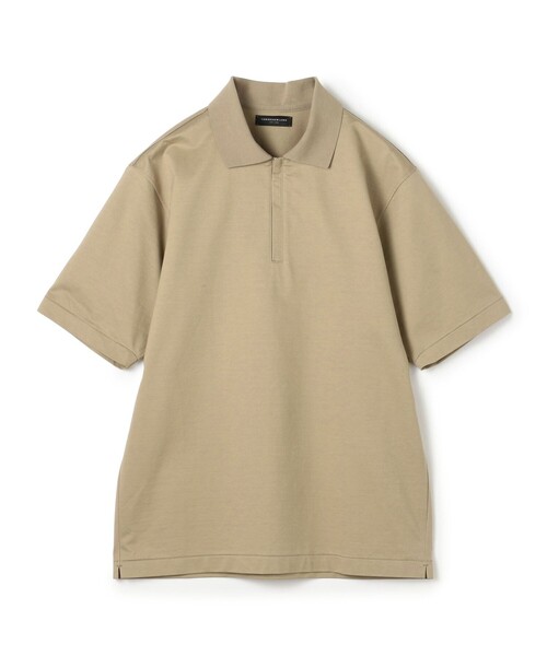 TOMORROWLAND （トゥモローランド）の「コットンポリエステル ストレッチツイル ジップアップポロシャツ（ポロシャツ・メンズ・キャメル/ネイビー/チャコールグレー・L/M/S）」の3枚目の写真