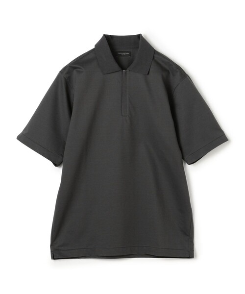 TOMORROWLAND （トゥモローランド）の「コットンポリエステル ストレッチツイル ジップアップポロシャツ（ポロシャツ・メンズ・キャメル/ネイビー/チャコールグレー・L/M/S）」の2枚目の写真