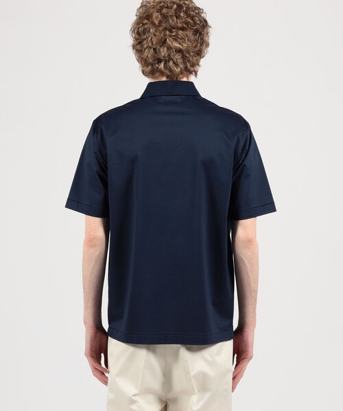 TOMORROWLAND （トゥモローランド）の「コットンポリエステル ストレッチツイル ジップアップポロシャツ（ポロシャツ・メンズ・キャメル/ネイビー/チャコールグレー・L/M/S）」の7枚目の写真