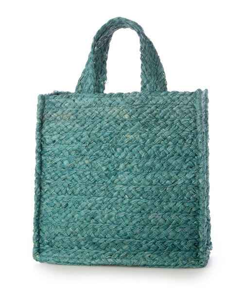 kakatoo（カカトゥ）の「カカトゥ kakatoo / ラフィアスクエアトートバッグ（かごバッグ・レディース・ベージュ/ピンク/グリーン・FREE）」の21枚目の写真
