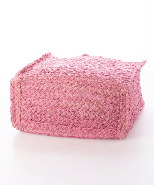 kakatoo（カカトゥ）の「カカトゥ kakatoo / ラフィアスクエアトートバッグ（かごバッグ・レディース・ベージュ/ピンク/グリーン・FREE）」の8枚目の写真