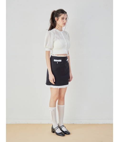 スカート corset wool mini skirt AEXAE Wool Mini Skirt in Black | REVOLVE
