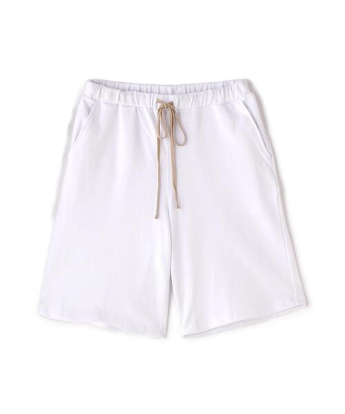 WHITELAND(ホワイトランド)の「【WEB&DEPOT限定】WHITELAND/ホワイトランド/OWL/MINI SILICON SWT SHORTS/スウェットショーツ(スウェットパンツ・メンズ・ベージュ/ホワイト/ブラック・M/L/S)」の1枚目の写真