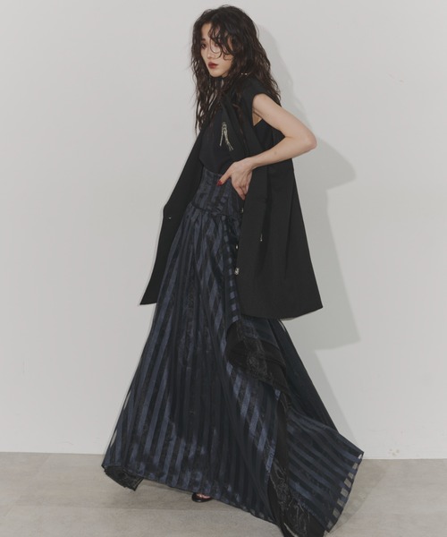 新品】Chris TROIS. Collected Bijoux vest