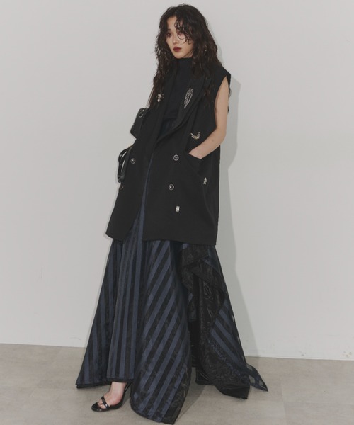 トップス Chris TROIS. Collected Bijoux vest Collected Bijoux vest（ベスト）｜Chris TROIS.（クリストロワ）の