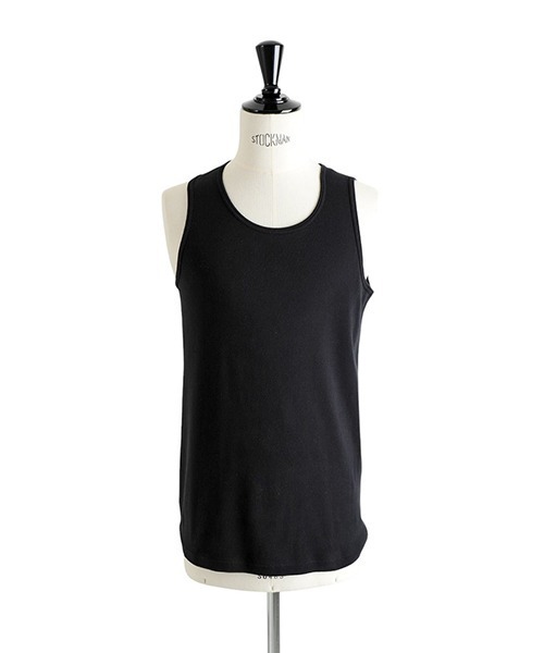 GOLD（ゴールド）の「東洋エンタープライズ GOLD / ゴールド：30/1 ORGANIC COTTON 1-PACK REGULAR TANKTOP：25A-GL79311[MUS]（タンクトップ・メンズ・ブラック/ホワイト・S/L/M）」の13枚目の写真