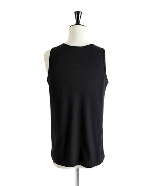 GOLD（ゴールド）の「東洋エンタープライズ GOLD / ゴールド：30/1 ORGANIC COTTON 1-PACK REGULAR TANKTOP：25A-GL79311[MUS]（タンクトップ・メンズ・ブラック/ホワイト・S/L/M）」の4枚目の写真