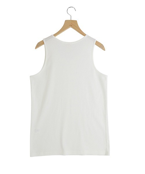 GOLD（ゴールド）の「東洋エンタープライズ GOLD / ゴールド：30/1 ORGANIC COTTON 1-PACK REGULAR TANKTOP：25A-GL79311[MUS]（タンクトップ・メンズ・ブラック/ホワイト・S/L/M）」の5枚目の写真