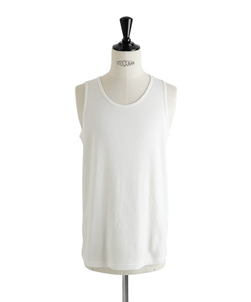 GOLD（ゴールド）の「東洋エンタープライズ GOLD / ゴールド：30/1 ORGANIC COTTON 1-PACK REGULAR TANKTOP：25A-GL79311[MUS]（タンクトップ・メンズ・ブラック/ホワイト・S/L/M）」の14枚目の写真