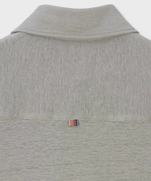 Paul Smith(ポールスミス)の「カラーリネン 鹿の子 ポロシャツ / 153505 446Z(ポロシャツ・メンズ・ローズ/ライトグリーン/ネイビー・MEDIUM/LARGE/X-LARGE)」の7枚目の写真