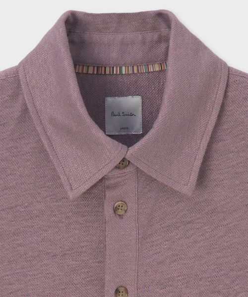 Paul Smith(ポールスミス)の「カラーリネン 鹿の子 ポロシャツ / 153505 446Z(ポロシャツ・メンズ・ローズ/ライトグリーン/ネイビー・MEDIUM/LARGE/X-LARGE)」の8枚目の写真