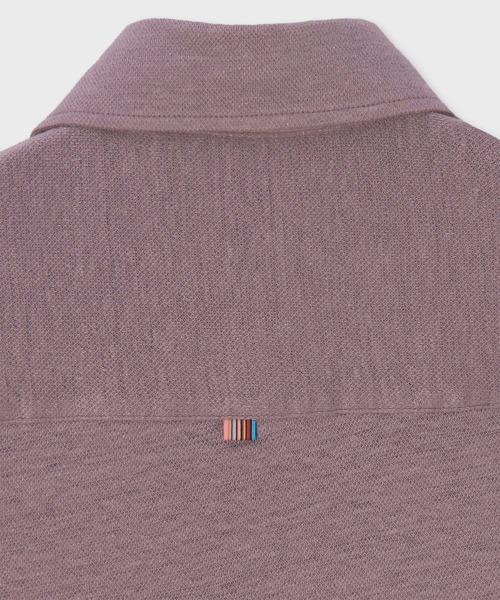 Paul Smith(ポールスミス)の「カラーリネン 鹿の子 ポロシャツ / 153505 446Z(ポロシャツ・メンズ・ローズ/ライトグリーン/ネイビー・MEDIUM/LARGE/X-LARGE)」の9枚目の写真