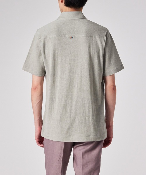 Paul Smith(ポールスミス)の「カラーリネン 鹿の子 ポロシャツ / 153505 446Z(ポロシャツ・メンズ・ローズ/ライトグリーン/ネイビー・MEDIUM/LARGE/X-LARGE)」の15枚目の写真