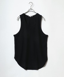 ANPAS(ApX)Waffle Roundhem layered tank top/bt^Ngbv fB[X Y C[h Ehw(^Ngbv)