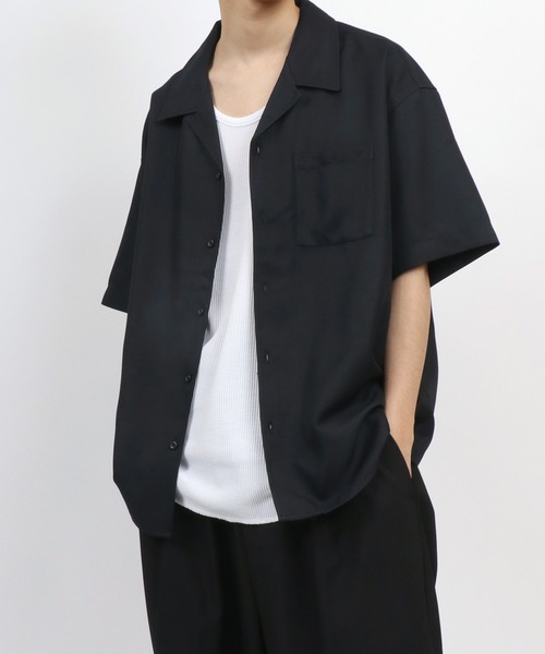 ANPAS（アンパス）の「Waffle Roundhem layered tank top/ワッフルタンクトップ レディース メンズ レイヤード ラウンドヘム（タンクトップ・メンズ・ブラック/ホワイト・M/L）」の20枚目の写真