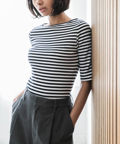 Le Minor（ルミノア）の「『別注』Le minor×UR Rib short sleeve