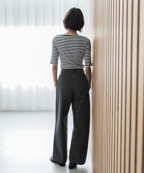 セール】『別注』Le minor×UR Rib short sleeve t-shirts（T