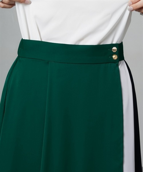 Soiunique（スワユニーク）の「配色カラーパターンイレギュラーヘムスカート　［Soiunique］（スカート・レディース・ブラック系/グリーン系・LL/M/L）」の18枚目の写真