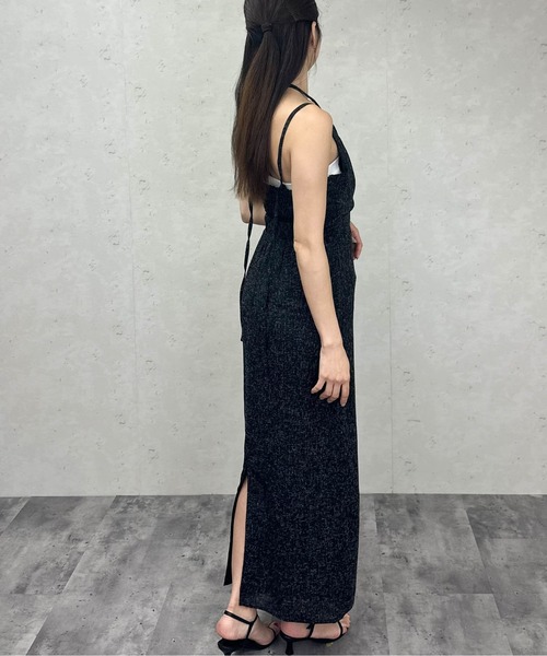 Per sist ence（パーシエンス）の「ツイードタイトキャミワンピース / ロングワンピース（ワンピース・レディース・アイボリー/ブラック/グレー/ブラウン・ONE SIZE）」の13枚目の写真