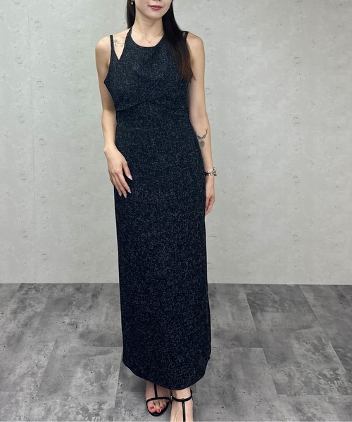 Per sist ence（パーシエンス）の「ツイードタイトキャミワンピース / ロングワンピース（ワンピース・レディース・アイボリー/ブラック/グレー/ブラウン・ONE SIZE）」の11枚目の写真