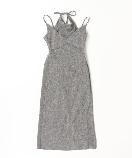 Per sist ence（パーシエンス）の「ツイードタイトキャミワンピース / ロングワンピース（ワンピース・レディース・アイボリー/ブラック/グレー/ブラウン・ONE SIZE）」の19枚目の写真