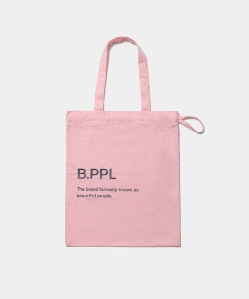 beautiful people（ビューティフルピープル）の「B.PPL gathering     tote bag（トートバッグ・レディース・チャコール/ベージュ/サンドベージュ/ブラウン/ピンク/ネイビー/ラベンダー/イエロー/グレー×ピンク/ベージュ系1・FREE）」の10枚目の写真