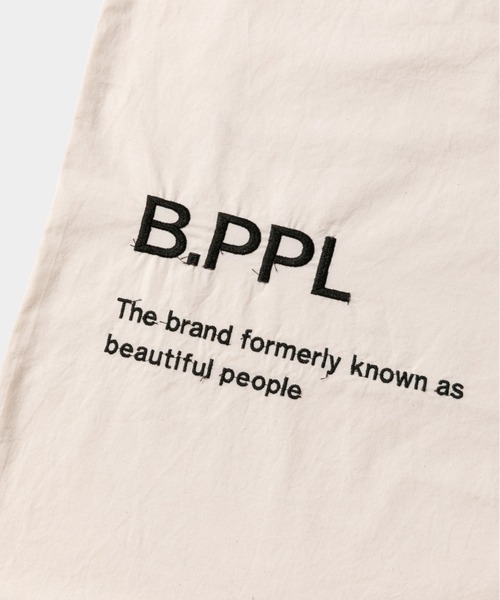 beautiful people（ビューティフルピープル）の「B.PPL gathering     tote bag（トートバッグ・レディース・チャコール/ベージュ/サンドベージュ/ブラウン・FREE）」の11枚目の写真