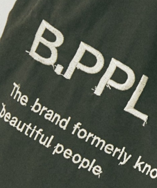 beautiful people（ビューティフルピープル）の「B.PPL gathering     tote bag（トートバッグ・レディース・チャコール/ベージュ/サンドベージュ/ブラウン・FREE）」の14枚目の写真
