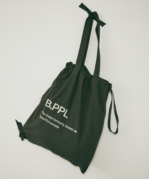 beautiful people（ビューティフルピープル）の「B.PPL gathering     tote bag（トートバッグ・レディース・チャコール/ベージュ/サンドベージュ/ブラウン・FREE）」の15枚目の写真