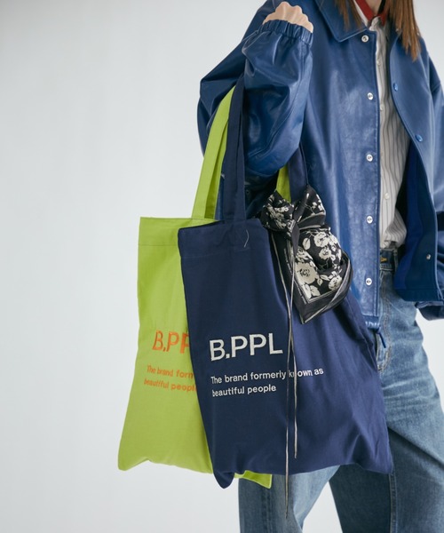 beautiful people（ビューティフルピープル）の「B.PPL gathering     tote bag（トートバッグ・レディース・チャコール/ベージュ/サンドベージュ/ブラウン/ピンク/ネイビー/ラベンダー/イエロー/グレー×ピンク/ベージュ系1・FREE）」の21枚目の写真
