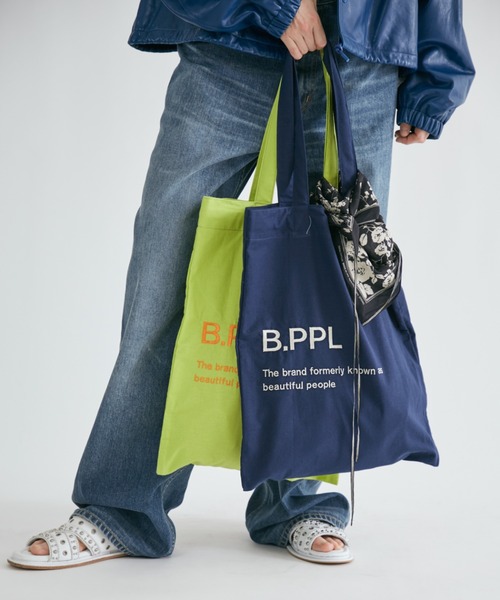 beautiful people（ビューティフルピープル）の「B.PPL gathering     tote bag（トートバッグ・レディース・チャコール/ベージュ/サンドベージュ/ブラウン/ピンク/ネイビー/ラベンダー/イエロー/グレー×ピンク/ベージュ系1・FREE）」の22枚目の写真