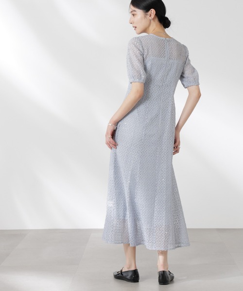 kaene（カエン）の「kaene/スパンコールレースドレス（ドレス）」 - WEAR