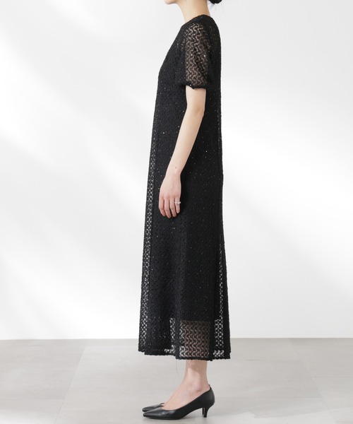 kaene（カエン）の「kaene/スパンコールレースドレス（ドレス）」 - WEAR