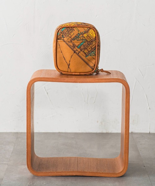 【WEB限定】【manipuri】スカーフ柄スクエアポーチ