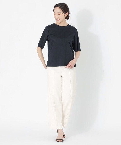 S.ESSENTIALS（エスエッセンシャルズ）の「【DRESOPHY】プルオーバー（Tシャツ/カットソー・レディース・グリーン系その他4/ホワイト/ダークネイビー・38）」の5枚目の写真