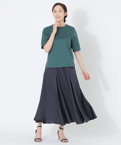 S.ESSENTIALS（エスエッセンシャルズ）の「【DRESOPHY】プルオーバー（Tシャツ/カットソー・レディース・グリーン系その他4/ホワイト/ダークネイビー・38）」の6枚目の写真