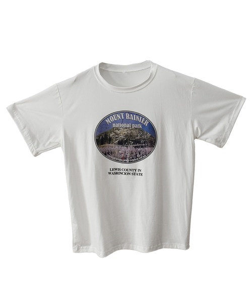 Reurie'（レウリィ）の「【ZOZO限定】ラウンドグラフィックT／round graphic T 半袖 クルーネック オーバーサイズ プリントT グラフィック カジュアル ベーシック（Tシャツ/カットソー・レディース・ホワイト/ブラック/グレー・FREE）」の11枚目の写真