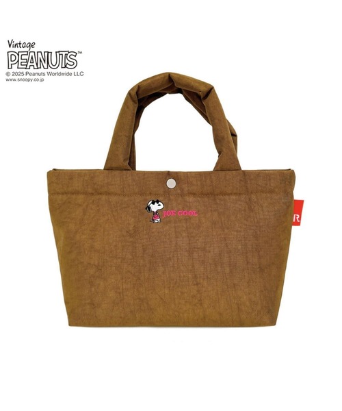 Vintage PEANUTS(ビンテージピーナッツ)の「ルートート / SNOOPY IP.デリ.ポリ.ピーナッツ-0F(トートバッグ・レディース・ブラック/サックスブルー/グレー/ブラウン・FREE)」の3枚目の写真