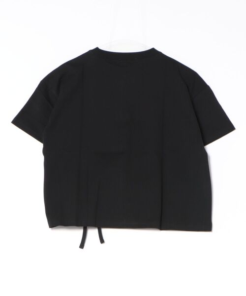 CHEER(チアー)の「アシンメトリーシャーリングデザイントップス(Tシャツ/カットソー・レディース・ホワイト/ブラック・S/M)」の12枚目の写真