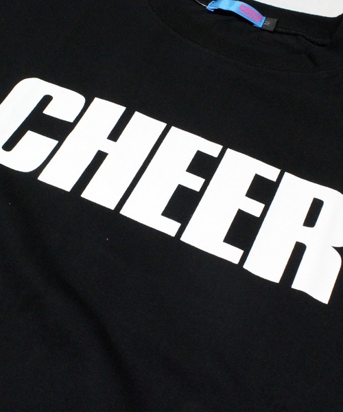 CHEER(チアー)の「アシンメトリーシャーリングデザイントップス(Tシャツ/カットソー・レディース・ホワイト/ブラック・S/M)」の7枚目の写真