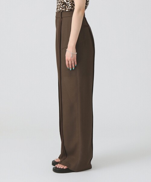 Ray BEAMS（レイビームス）の「メッシュ シアー ライン パンツ（その他パンツ・レディース・ダークブラウン/ブラック・0/1）」の15枚目の写真