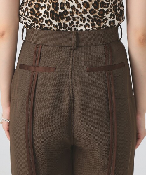 Ray BEAMS（レイビームス）の「メッシュ シアー ライン パンツ（その他パンツ・レディース・ダークブラウン/ブラック・0/1）」の17枚目の写真