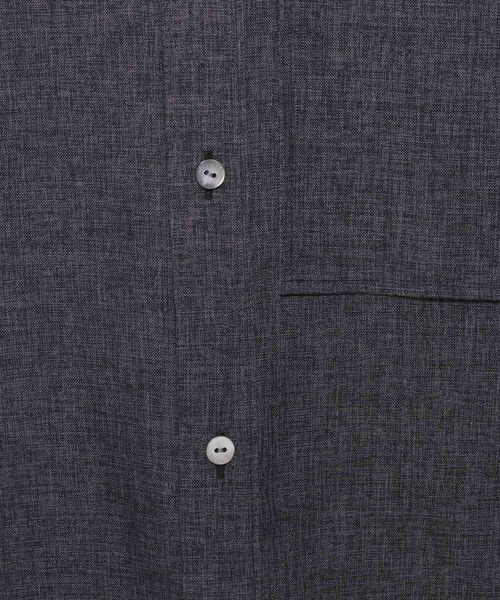 HARE(ハレ)の「【SET UP対応】メランジLUXSシャツ(HARE)(シャツ/ブラウス・メンズ・ブラウン/ブラック/ブルー・FREE)」の10枚目の写真