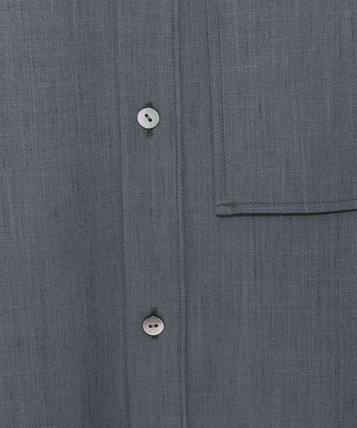 HARE(ハレ)の「【SET UP対応】メランジLUXSシャツ(HARE)(シャツ/ブラウス・メンズ・ブラウン/ブラック/ブルー・FREE)」の11枚目の写真