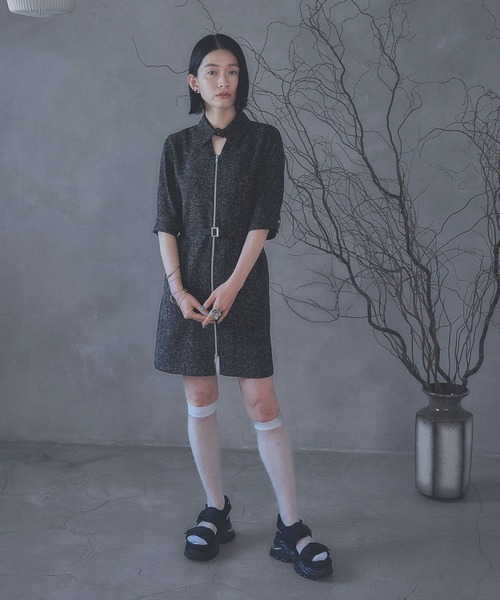 HARE（ハレ）の「バックルデザインスポーツサンダル(HARE)（サンダル・レディース・ブラック系その他/ブラック・MEDIUM/LARGE）」の7枚目の写真