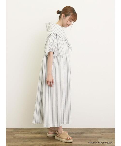 セール】【MAISON KAYSER】三角巾付きワンピース【S/Mサイズ